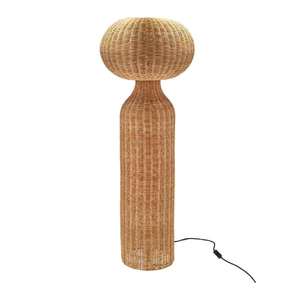 Rattan Woven Floor <b>Lamp</b> Led Light Source For Living Room Bedroom <b>Study</b> Tea Room Decorative Art Lighting - Product Image 5