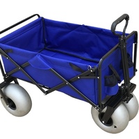 Chariot pliant à quatre roues pour bébé avec cadre en acier inoxydable pour le shopping et les activités de plein air (OEM disponible)