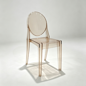 <span class=keywords><strong>Chaise</strong></span> <span class=keywords><strong>Ghost</strong></span> transparente en acrylique cristal moderne sans accoudoirs, style <span class=keywords><strong>Victoria</strong></span> du milieu du siècle, pour événements et mariages, vente en gros - Product Image 2