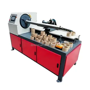 Mesin pemotong dan pembuat tabung inti kertas otomatis mesin pembuatan dan penggulung mesin manufaktur