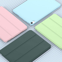 Pour iPad Air 11 étui magnétique 2024 / Air 5th 4th génération 10.9 coque arrière flexible en TPU avec support porte-crayon étui pour tablette
