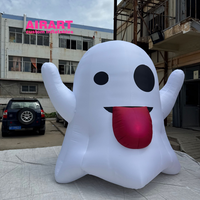 Nouveau design 2026 : Ballon fantôme gonflable amusant pour la décoration de jardin et de patio, décoration gonflable populaire pour Halloween