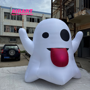 Nouveau design 2026 : Ballon fantôme gonflable amusant pour la décoration de jardin et de patio, décoration gonflable populaire pour Halloween - Product Image 3