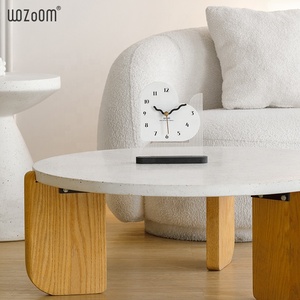 Wozoom Hiện Đại Hình Trái Tim Tùy Chỉnh Sang Trọng Bàn Bảng Đồng Hồ Nghệ Thuật Bảng Đồng Hồ <span class=keywords><strong>Acrylic</strong></span> Thủ Công Mỹ Nghệ Đồng Hồ Cho Nhà Văn Phòng Trang Trí Nội Thất - Product Image 4