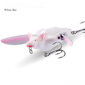 Biomimétique 3D chauve-souris Luya chauve-souris flotteur 95mm 28g son balançant natation Style trois crochets basse aiguillat - Product Image 4