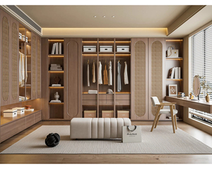 Nuovo Stile di Arredamento per Camera da Letto, Design Classico di <span class=keywords><strong>Armadio</strong></span> in Legno - Product Image 3