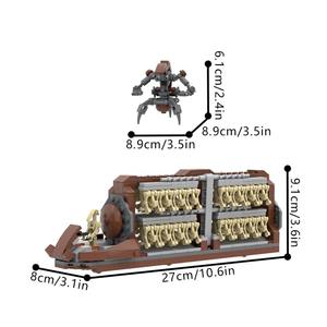 Ensemble de blocs de construction Funbuild personnalisé Fédération du commerce MTT <span class=keywords><strong>Star</strong></span> Plan <span class=keywords><strong>Wars</strong></span> briques DIY Creative Assembly Toys Holiday Gifts - Product Image 3