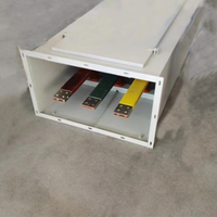 Barres de distribution de puissance en aluminium à phase divisée, type boîtier commun, pour conduits de bus, IP65, courant nominal 400A-6300A, taille personnalisable