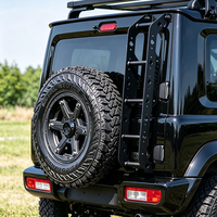 Échelle arrière en aluminium pour Suzuki Jimny 2023 et modèles ultérieurs 5 portes JC74 JB74, accessoires d'échelle de hayon, OEM personnalisé