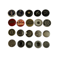 Boutons en alliage de zinc personnalisés pour denim, rivets 10 mm, grands boutons à pression, tige argentée, cœur creux, strass, chemise, veste, étoile