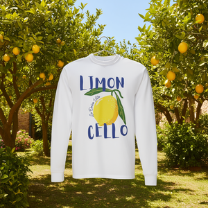 T-shirt à manches longues Limoncello Italian Lemon, col rond, unisexe, pour adulte, design promotionnel - Product Image 3