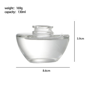 Bouteille diffuseur de parfum vide transparente de 130 ml en forme unique avec bouchon élégant en cristal en forme de poisson <span class=keywords><strong>et</strong></span> de coquillage – Vente en gros - Product Image 6