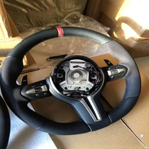 Volante de Cuero de Ante Negro para <span class=keywords><strong>BMW</strong></span> F20 F21 F40 F22 F23 F44 F45 F30 F31 F35 F32 F33 F36, <span class=keywords><strong>Precio</strong></span> de Fábrica al por Mayor - Product Image 5
