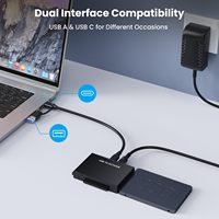 Adaptador USB 3,0 a IDE y SATA Lector de disco duro para disco duro Universal de 2,5 "/3,5" pulgadas HDD/SSD