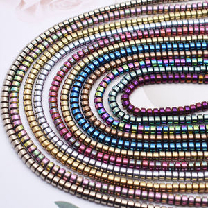 ลูกปัดหินเฮมาไทต์ธรรมชาติขนาด <span class=keywords><strong>2</strong></span>/3/4/6 มม. ทรงลูกบาศก์เหลี่ยมเจียระไน สำหรับทำเครื่องประดับ สร้อยข้อมือ DIY คงสี - Product Image 6