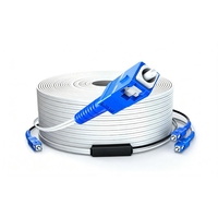 Cable de Comunicación DT-FJXHS22 para Interiores, SC UPC, G657A, LSZH, FTTH, Cable de Fibra Óptica