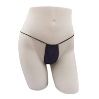 Sous-vêtements jetables en tissu non tissé doux pour femmes, culottes portables de spa, string respirant avec ceinture élastique
