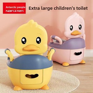 Sedile WC in plastica con motivo animali per bambini e bambine, vasino per neonati e bambini piccoli, misura grande - Product Image 2
