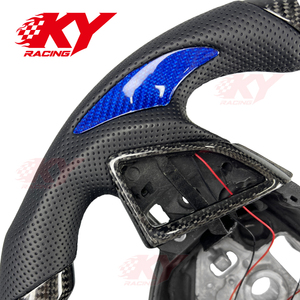 Volant en fibre de carbone avec LED personnalisées pour Chevrolet Camaro 6ème génération, compatible avec Chevrolet Camaro SS 2SS RS ZL1 Coupé et Chevrolet C7 Stingray - Product Image 2
