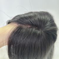 Envío Rápido, Estilos Más Vendidos en Salones de Belleza, Topper de Cabello Mono de 5.5*6.5, Alta Densidad, Cabello Humano Virgen de Alta Calidad, Suministro Estable