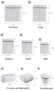Thickened Fine Mesh Laundry Bag <b>Set</b> Large Mesh Clothes Washing Bag Durable Underwear Bra Washing Bag - Product Image 3