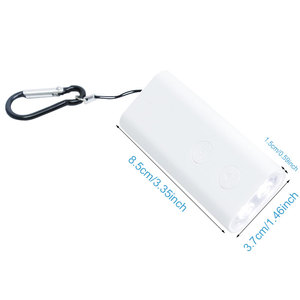 Xách tay <span class=keywords><strong>120dB</strong></span> còi báo động LED Keychain cá nhân khẩn cấp SOS báo động an ninh cho phụ nữ trẻ em người lớn tuổi-Tự vệ tính năng - Product Image 2