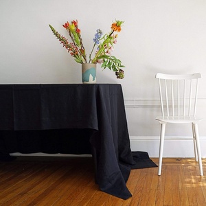 Embroidered LOGO Wholesale Pure Linen <b>Table</b> <b>Cloth</b> <b>Table</b> Cover Customized Size Home Hotel Linen Tablecloth Wedding - Product Image 4