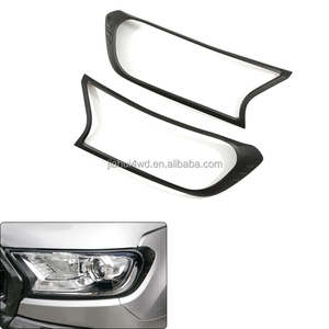Fanale frontale ABS nero opaco per accessori <span class=keywords><strong>Ford</strong></span> <span class=keywords><strong>Ranger</strong></span> T7 T8 2015-2020 Wildtrak XL XLT <span class=keywords><strong>Limited</strong></span> PX MK2 MK3 4x4 - Product Image 1