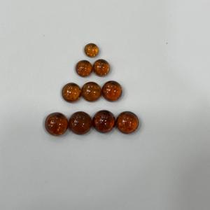 Natural Hessonite <b>Garnet</b> Round Cabochon Loose Brown Gemstone AAA Quality Wholesale Jewelry Making Calibrated Bulk Stones OEM - Product Image 3