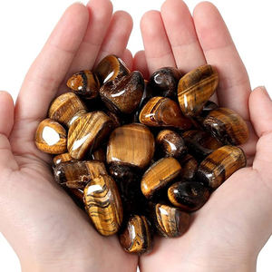 Naturale ruzzolato tigri pietre per gli occhi per Wicca, Reiki, decorazione per la casa e la <span class=keywords><strong>guarigione</strong></span> dei cristalli energetici, tigri naturali pietra dell'occhio - Product Image 4