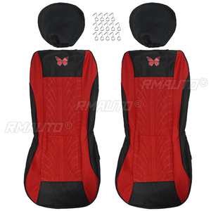 Ensemble de 4 housses de siège de voiture à motif papillon, housses de siège de voiture universelles, ensemble complet, housses de siège de voiture, accessoires intérieurs de voiture - Product Image 5