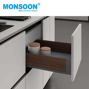 Vente chaude en alliage d'aluminium tirer tiroir panier cuisine stockage garde-manger organisateur support plaque froide pulvérisation poudre matériel de cuisine - Product Image 3