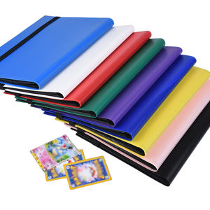 Reliure rouge à 9 pochettes pour collection de cartes à collectionner, album pour cartes, porte-cartes, reliure pour cartes Pokémon, Yugioh, MTG, TCG, Magic, cartes de sport - Product Image 2
