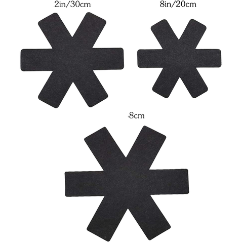 Custom New 2025 Hot Sale Durable Felt Cooking Pot Pad No-woven Pan Protector with Cup Coasters