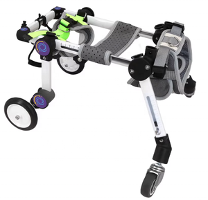Silla de Ruedas para <span class=keywords><strong>Perros</strong></span> de Alta Calidad, Vehículo de Asistencia para <span class=keywords><strong>Perros</strong></span> con Discapacidad, Silla de Ruedas para Recuperación de Extremidades Traseras, de 2 y 4 Ruedas - Product Image 3