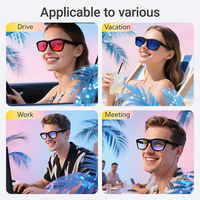 Lunettes Intelligentes IA avec Changement de Couleur Tactile, Réglage par Glissement, Interaction IA Intelligente Question-Réponse