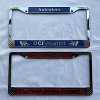 Support de plaque d'immatriculation personnalisé Chap prix cadre de plaque d'immatriculation vierge à sublimation ABS pour taille standard américaine