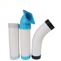 Tuyau flexible réglable pour la climatisation ponctuelle industrielle avec sortie pour climatiseur portable