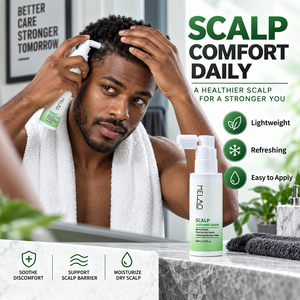 Suero Capilar de Aloe Vera en Spray Calmante con Ectoína, Menta y Portulaca Oleracea, Hidratante, Suave, para el Cuidado del Cuero Cabelludo Seco y Sensible - Product Image 1
