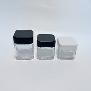 2OZ 3OZ 4OZ bocal en verre carré transparent durable et recyclable - Product Image 2