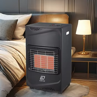 Chauffage à gaz intérieur facile à assembler avec marquage CE Corps de vanne en cuivre infrarouge Chauffage à gaz intérieur pliable pour la chambre à coucher et le bureau