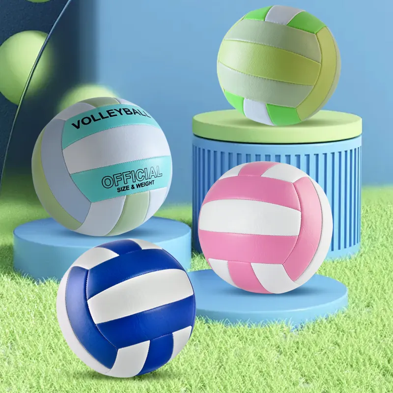 Officiële Maat 5 Goedkope Kleurrijke Custom Design Promotionele Volleybal