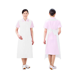 <b>Disposable</b> White Heavy Weight Plastic Poly <b>Apron</b> for Cooking - Product Image 2