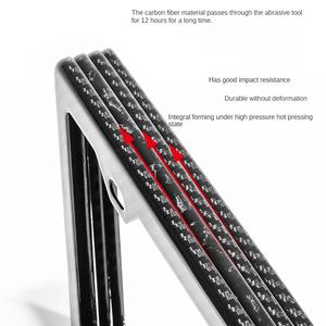 Dimensioni su misura rotondo eco-friendly Fure in fibra di carbonio telaio targa per applicazione aerospaziale da modello AKJ AK-CB048 - Product Image 6