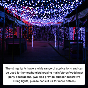 Guirlandes lumineuses LED personnalisées IP44 intérieur-extérieur, télécommandées, à intensité variable, décorations féériques pour arbre de Noël, à brancher, 10,8 m - Product Image 5
