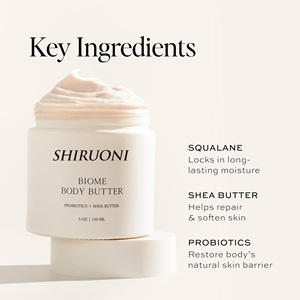 Private Label Natural Organic Hydreting Brightening Nourishing Shea <strong>Butter</strong> Probiotics Body <strong>Butter</strong> For Smoother Softer Skin - Product Image 2