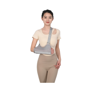 Attelle de protection pour <span class=keywords><strong>fracture</strong></span> du bras, clavicule, épaule, coude, dislocation articulaire, fixation, attelle de poignet, adulte, avancée, grise - Product Image 6