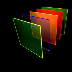 <span class=keywords><strong>Plaque</strong></span> <span class=keywords><strong>translucide</strong></span> transparente couleur Tan à motif Moiré, haute résistance, 2440x1220mm, épaisseur 2-50mm - Product Image 3