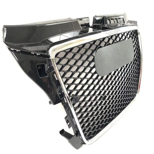 ABS Matériel Noir Maille <span class=keywords><strong>RS3</strong></span> Style <span class=keywords><strong>RS3</strong></span> <span class=keywords><strong>LOOK</strong></span> GRILL <span class=keywords><strong>8P</strong></span> 2008-2012 Grille Avant pour <span class=keywords><strong>A3</strong></span> <span class=keywords><strong>8P</strong></span> - Product Image 4