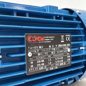 มอเตอร์กันระเบิดแรงดันสูง Elvem รุ่น 6T3 90L4 1.5 กิโลวัตต์ 230/400 โวลต์ เกรดอุตสาหกรรม ทนทาน - Product Image 1